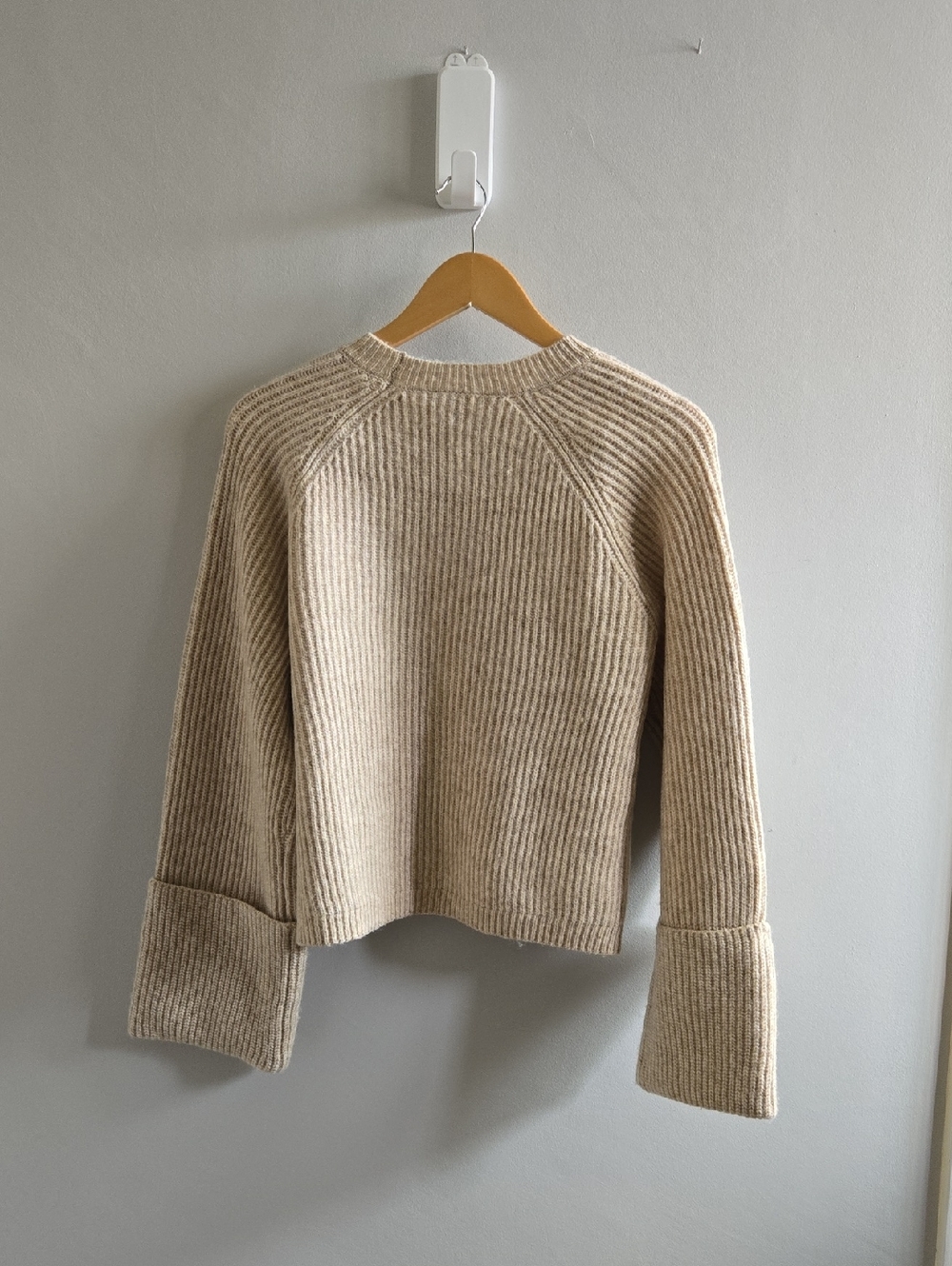 Joe's Jeans The Rey Sweater Double Cream Colour Size Small - Picture 5 of 10